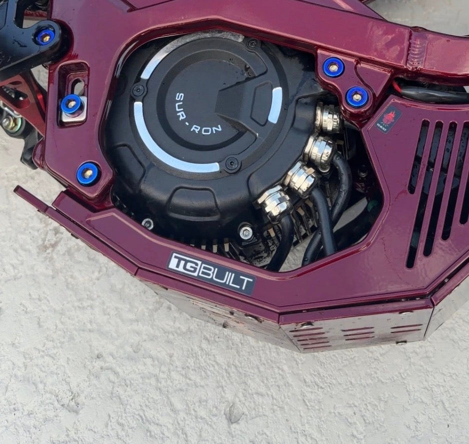 Emoto Motor Mount Titanium Bolts (set of 4)