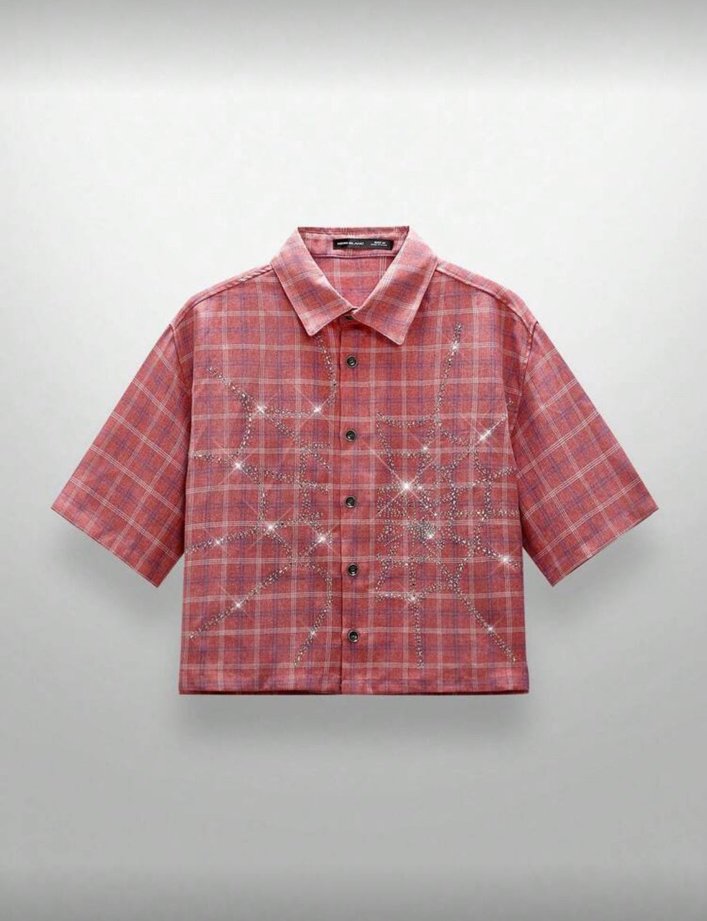 Red rhinestone flannel