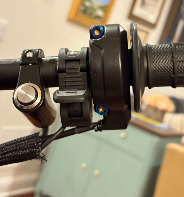 Emoto Throttle Titanium Bolts (set of 2)