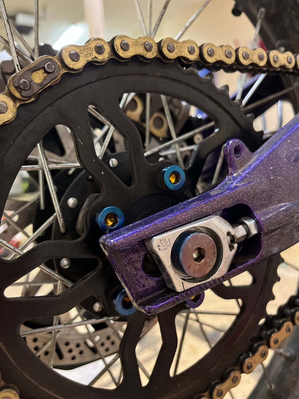 Sprocket Titanium Bolts (set of 5)