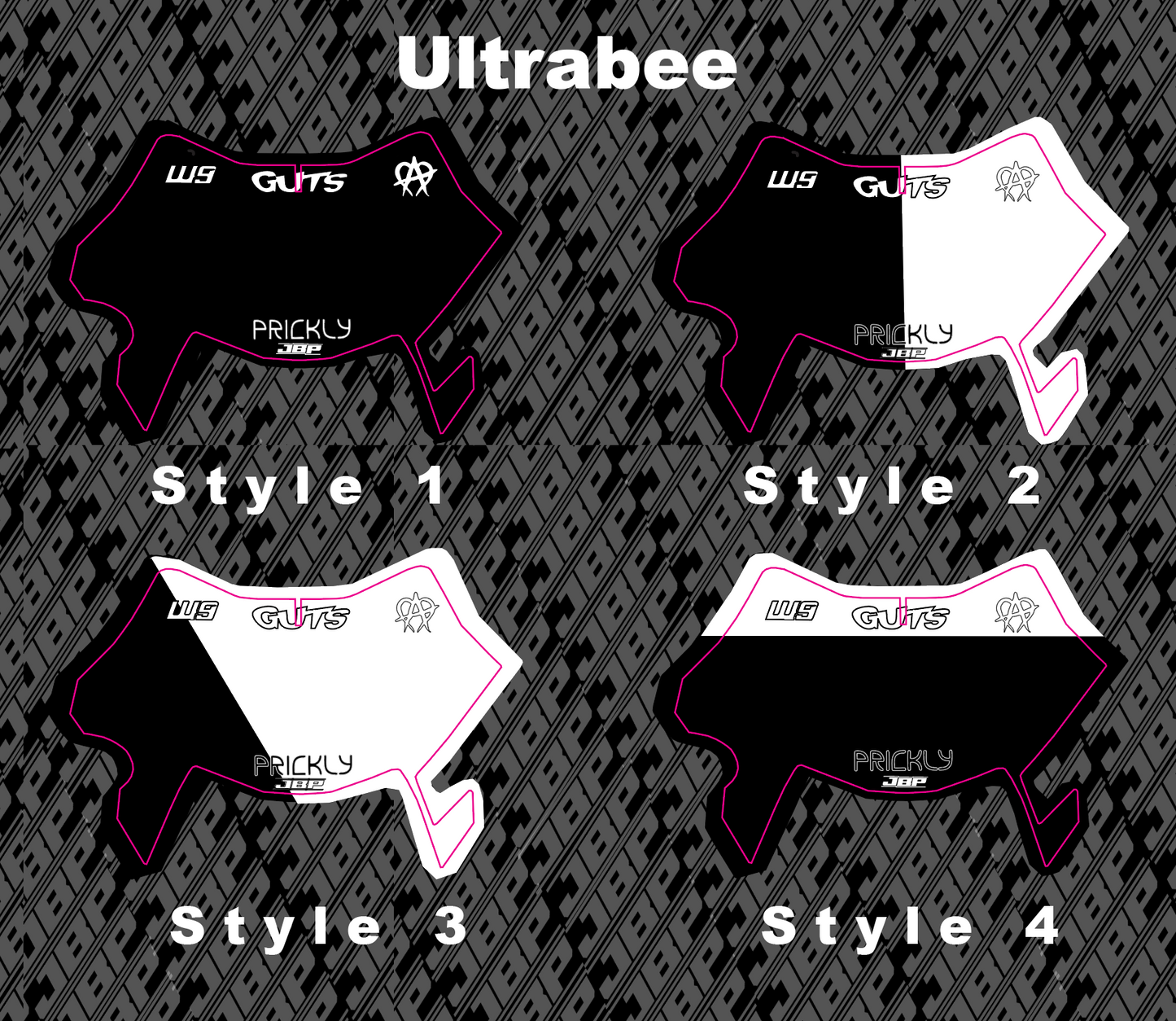 Predesigned UltraBee Plate Decal